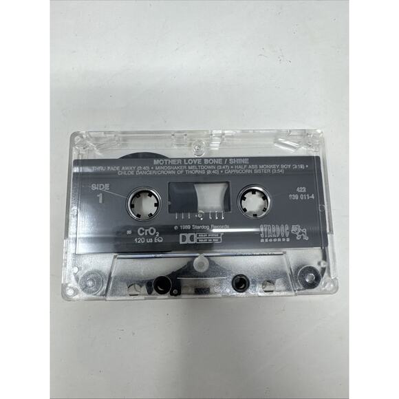 MOTHER LOVE BONE SHINE Cassette Tape 1989 Rock Metal Alternative Grunge EP Rare - Picture 3 of 5